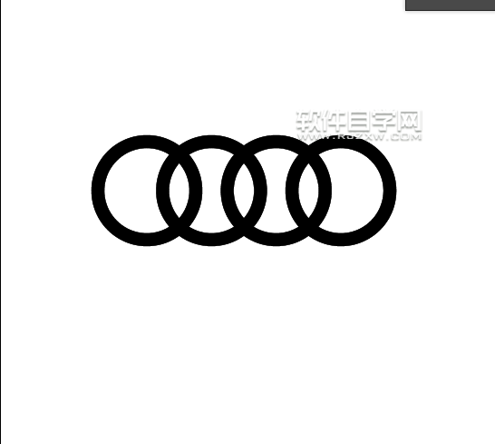 ai怎么畫奧迪標(biāo)志