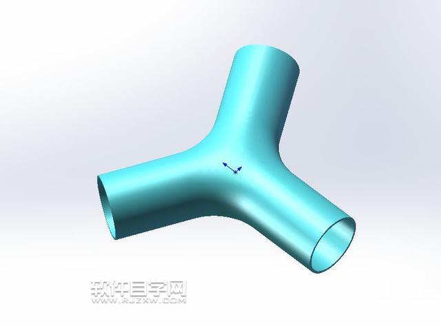 SolidWorks曲面填充和加厚縫合畫管道