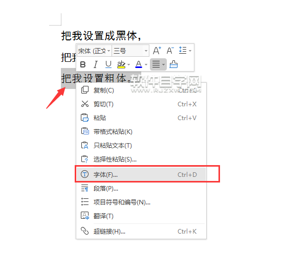 WPS常見設置字體的幾種方法