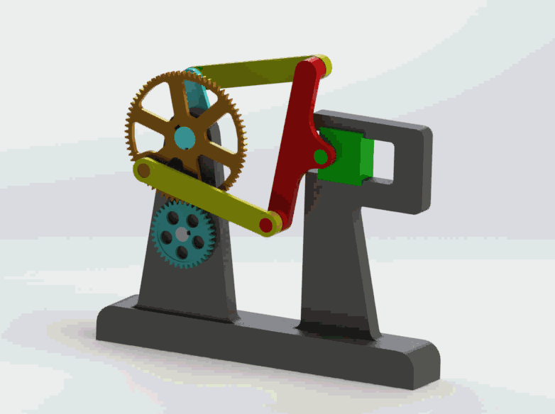 SolidWorks齒輪和連桿運動仿真教程