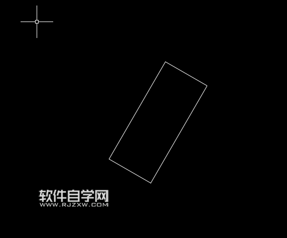 CAD2018怎么繪制斜的矩形