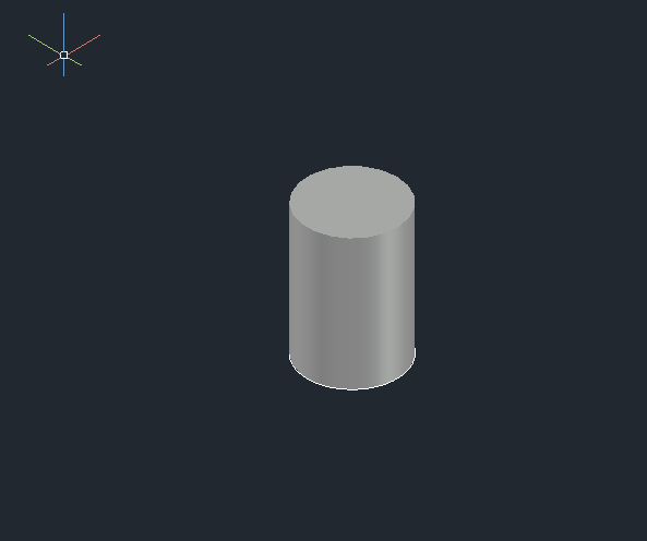 cad2018怎么按住并拖動(dòng)圓為圓柱體