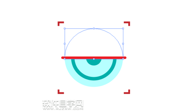 怎么用AI矩形與橢圓設計眼球掃描