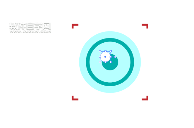 怎么用AI矩形與橢圓設計眼球掃描