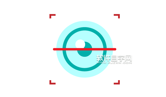 怎么用AI矩形與橢圓設計眼球掃描