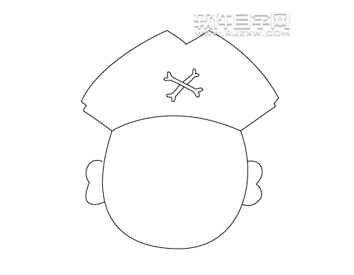 怎么用AI鋼筆工具畫海盜