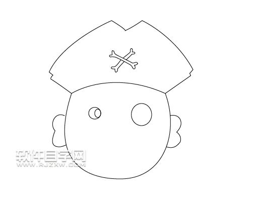 怎么用AI鋼筆工具畫海盜