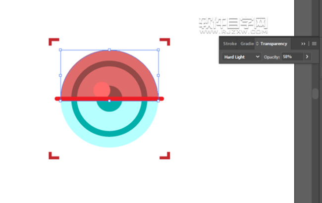 怎么用AI矩形與橢圓設計眼球掃描