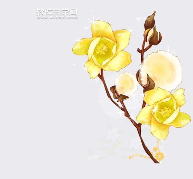 AI怎么畫棉花圖案