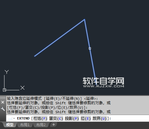 CAD延伸不了的解決方法