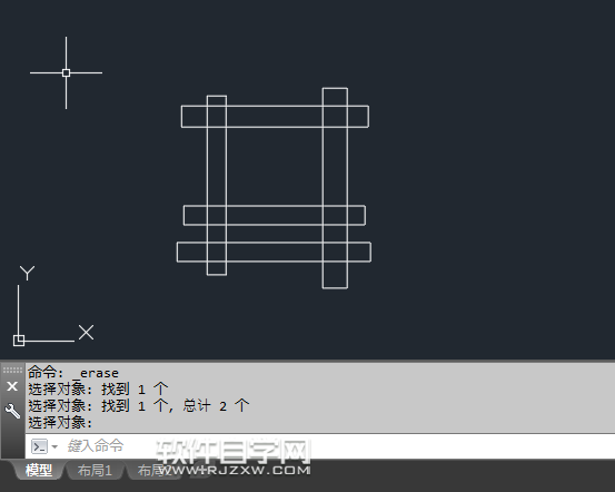 CAD怎么刪除不要的圖形對象