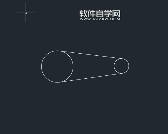 CAD怎么畫圓的切線