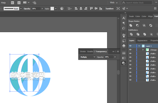 ai怎么畫全球通訊圖案
