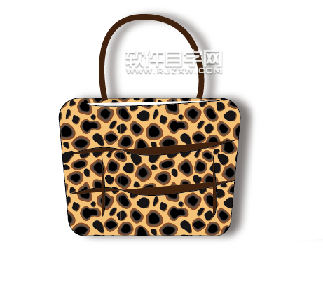 ai怎么設(shè)計(jì)豹紋手提包