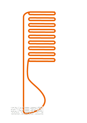 ai怎么設(shè)計(jì)梳子圖案