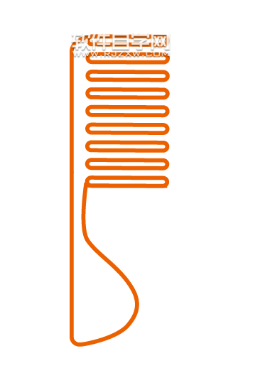 ai怎么設(shè)計(jì)梳子圖案