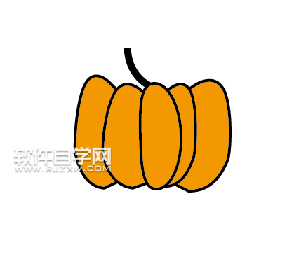 ai怎么設計卡通南瓜圖案