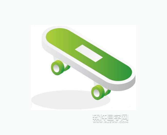 ai怎么設計滑滑板效果圖