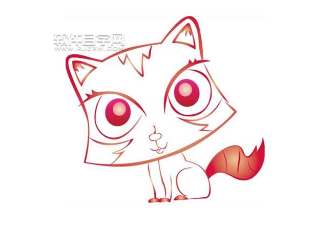 ai怎么畫小貓簡筆畫