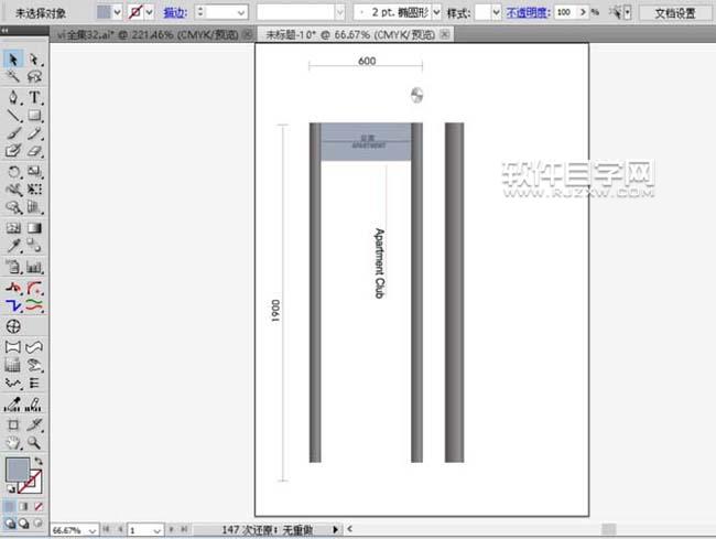 ai怎么畫俱樂部指示牌