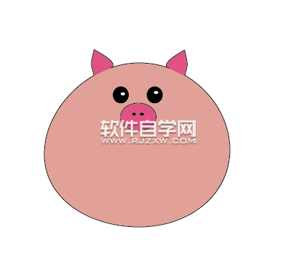 ai怎么設(shè)計(jì)可愛的小豬