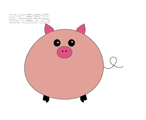 ai怎么設(shè)計(jì)可愛的小豬