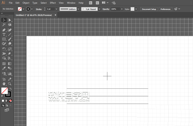 ai怎么畫循環(huán)正方形