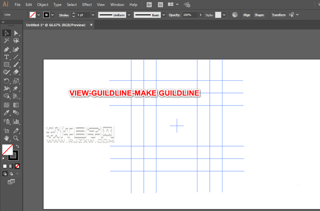 ai怎么畫循環(huán)正方形