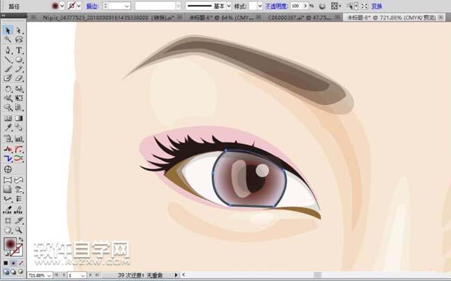 ai怎么設計戴帽子的女孩