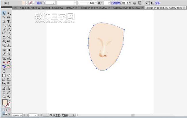ai怎么設計戴帽子的女孩