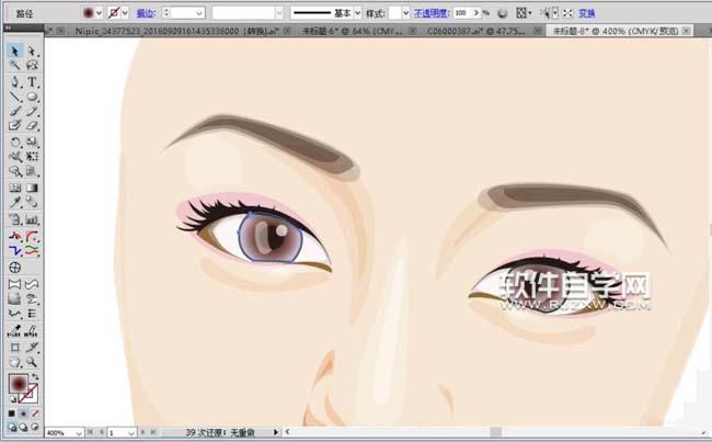 ai怎么設計戴帽子的女孩
