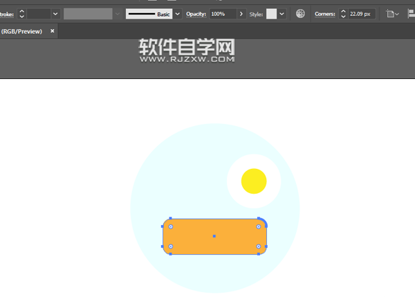 ai怎么畫早餐圖標