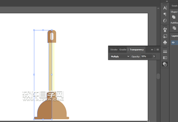 ai怎么畫(huà)馬桶塞