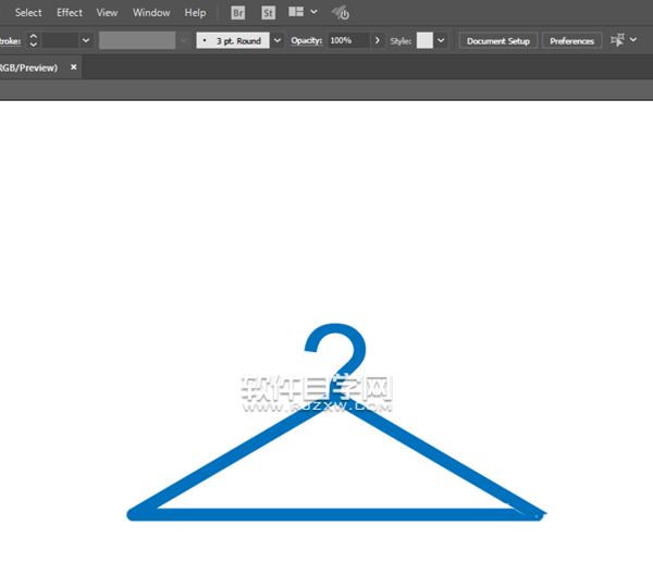 AI怎么畫掛著毛巾圖標