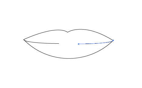 ai怎么畫大紅唇簡筆畫