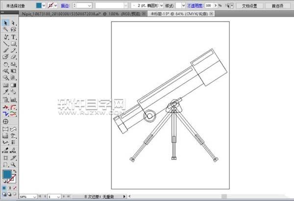 ai怎么畫天文望遠鏡
