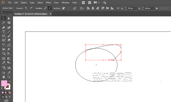 ai怎么畫佩琪的豬爸爸