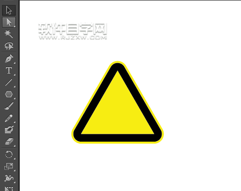 ai怎么畫當(dāng)心觸電標(biāo)識(shí)