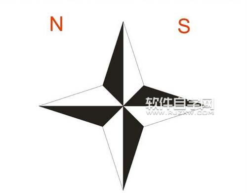 cdr做方向標的方法