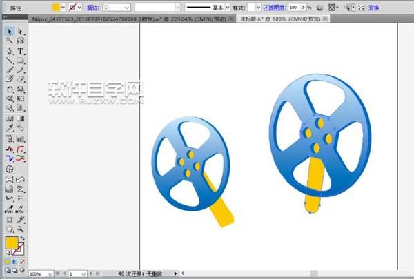 老式放映機怎么用AI設計