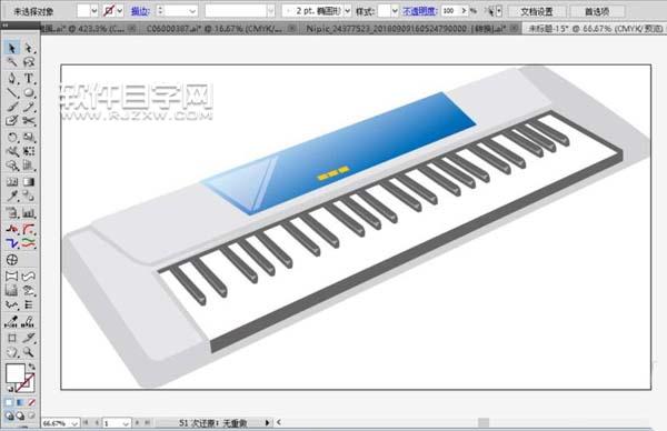 電子琴怎么用AI設計