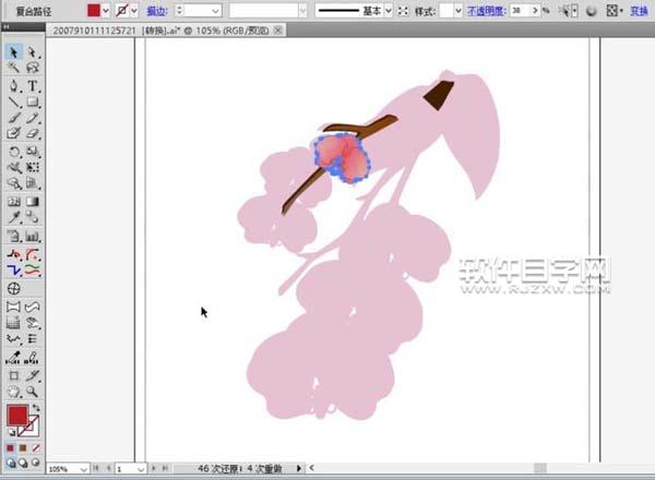 ai怎么畫蝴蝶蘭素材