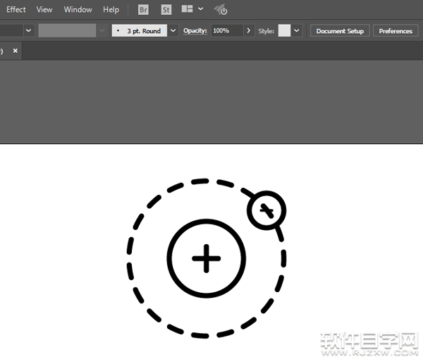 ai怎么設計正負極logo