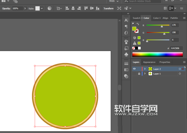 ai怎么畫(huà)獼猴桃圖案
