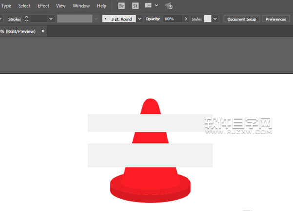 ai怎么畫交通錐