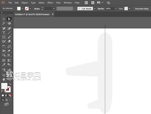 ai怎么畫飛機(jī)圖案