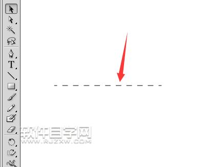 ai怎么把直線變成虛線