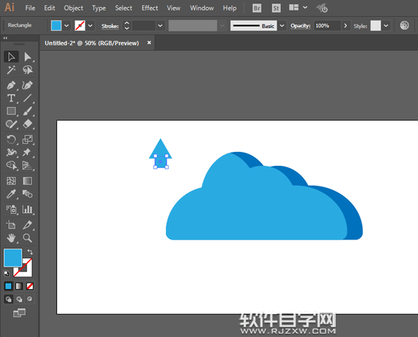 ai怎么設計云上傳下載標志