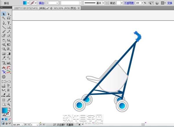ai怎么畫嬰兒車