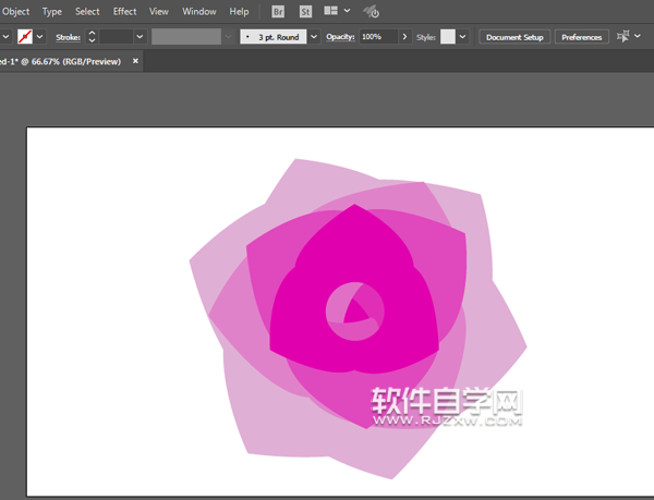 ai怎么畫牡丹花素材